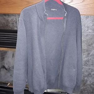 J  McLaughlin 100% cotton zippered sweater